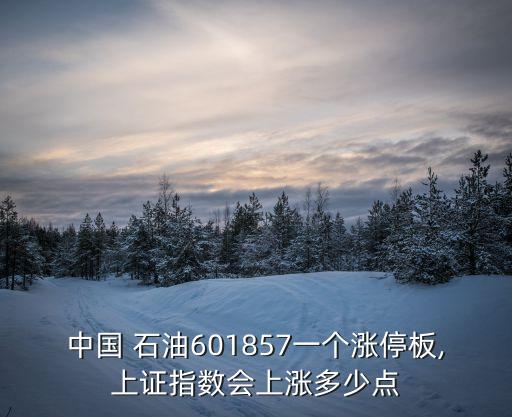 中國 石油601857一個(gè)漲停板,上證指數(shù)會(huì)上漲多少點(diǎn)