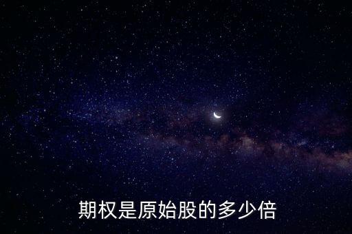  期權是原始股的多少倍