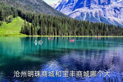  滄州明珠商城和寶豐商城哪個大