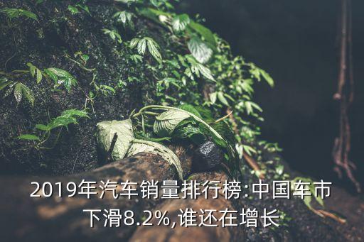 2019年汽車銷量排行榜:中國(guó)車市下滑8.2%,誰還在增長(zhǎng)