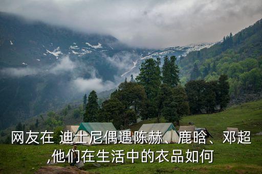 網(wǎng)友在 迪士尼偶遇陳赫、鹿晗、鄧超,他們在生活中的衣品如何