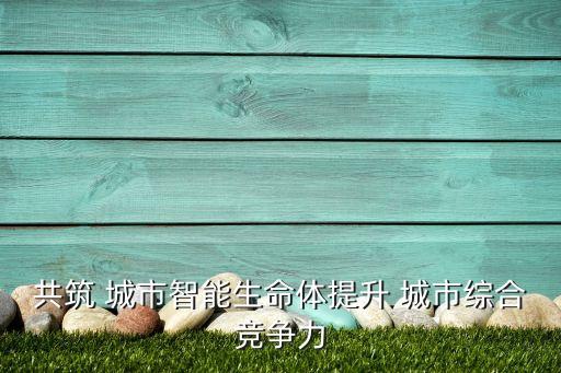 共筑 城市智能生命體提升 城市綜合競(jìng)爭力