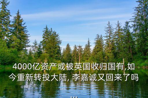 李嘉誠(chéng)的投資路線圖,虎門大橋是不是李嘉誠(chéng)投資的