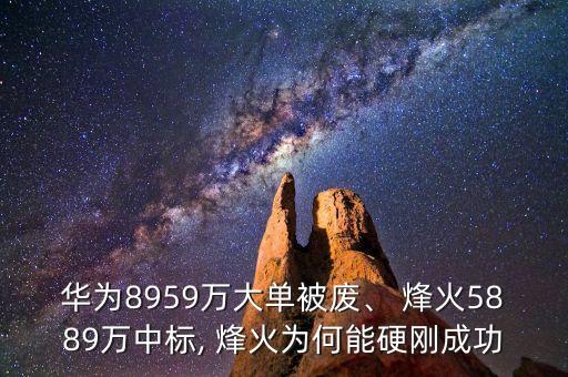 華為8959萬大單被廢、 烽火5889萬中標(biāo), 烽火為何能硬剛成功