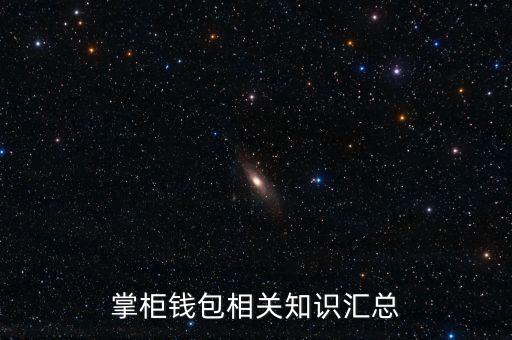 掌柜錢包相關知識匯總