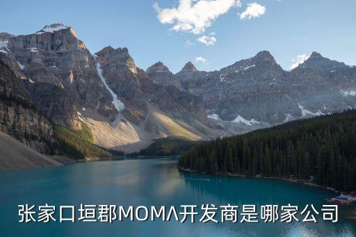 張家口垣郡MOMΛ開(kāi)發(fā)商是哪家公司